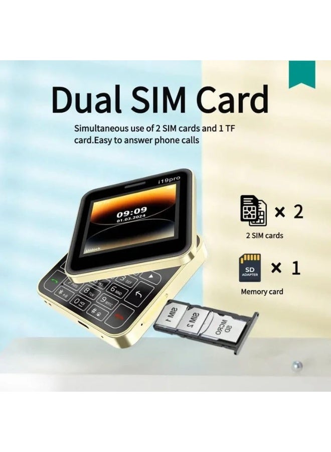 SOYES i19 Pro Sliding Feature Phone – 2.4” Screen, Dual SIM, Pocket-Size Design - Image 3